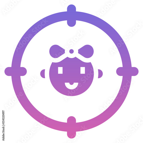 TARGET,baby girl,Adoption,family,parenthood,children,Gradient,icon