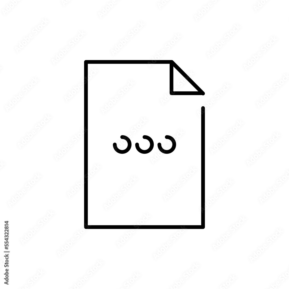 New document color line icon. Website banner. New document color line icon. Website banner.
