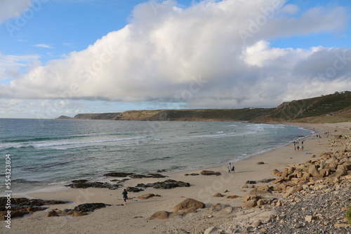 Holidays in Land's End, England's most westerly point in Cornwall, England Great Britain