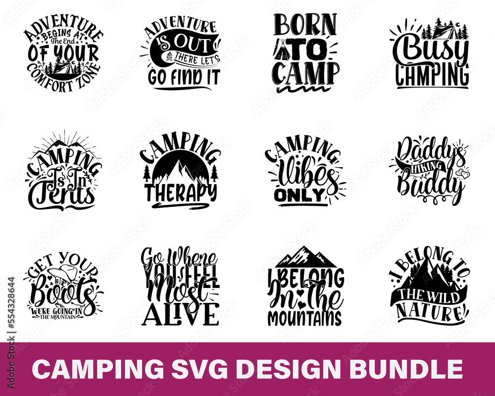 Fototapeta premium Quality layered SVG vector design bundles 