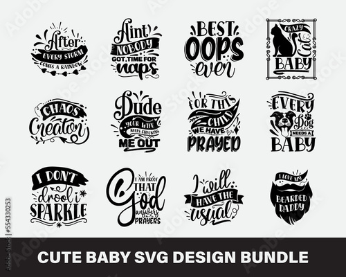 Quality layered SVG vector design bundles 