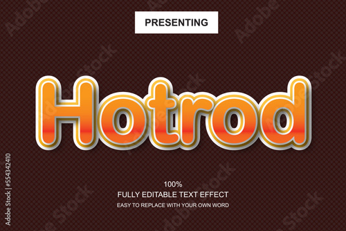 Special font editable adobe illustrator text effect. 100% editable text with an effect good for title and Text typography work