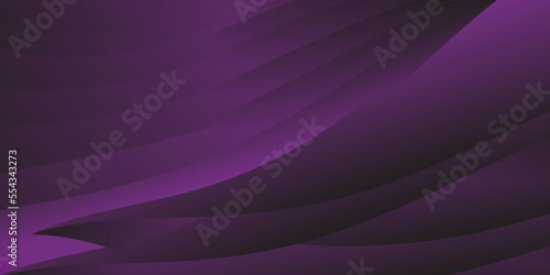 Dark purple silk satin and smooth stripes. Abstract elegant background for design. Color gradient.