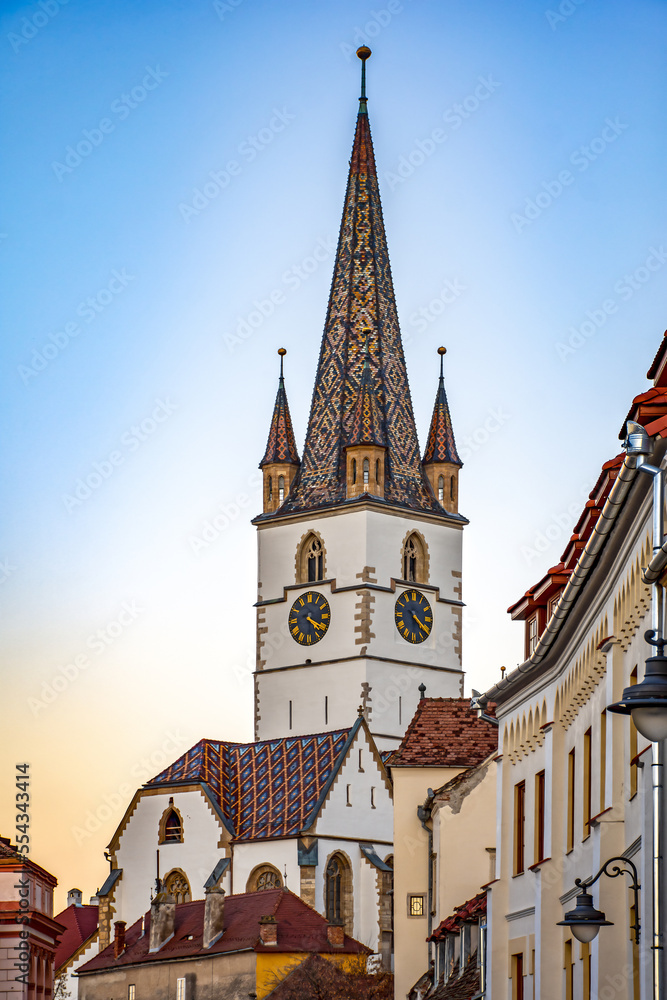 Fototapeta premium Sibiu, Transylvania, Romania