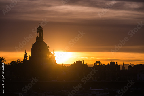 Sunset Frauenkirche Dresden
