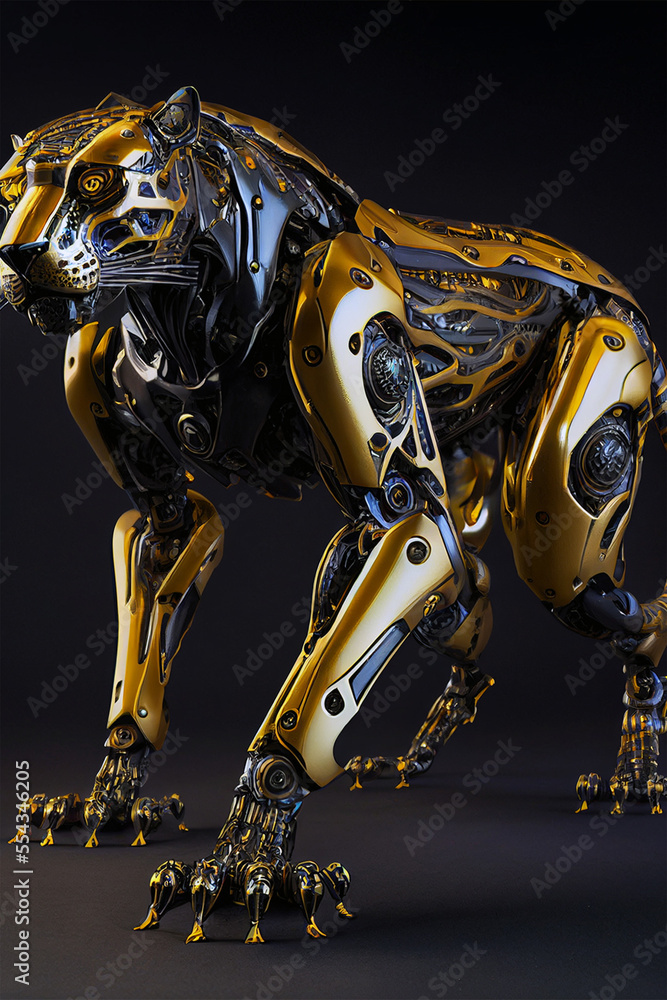 cyborg panther - Generative AI cyborg panther - Generative AI