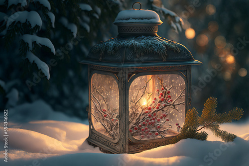 Illustration of Christmas Advent Holiday Candle Light © Carl & Heidi