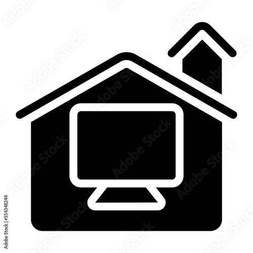 work from home icon