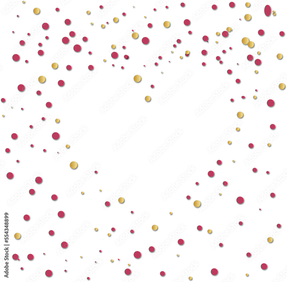 congratulatory background with colored confetti in the shape of a heart . Vector illustration 