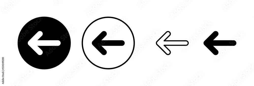 Arrow icon vector illustration. Arrow sign and symbol for web design. Arrow icon vector illustration. Arrow sign and symbol for web design.