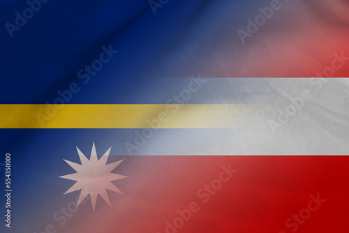 Nauru and Austria state flag international relations AUT NRU