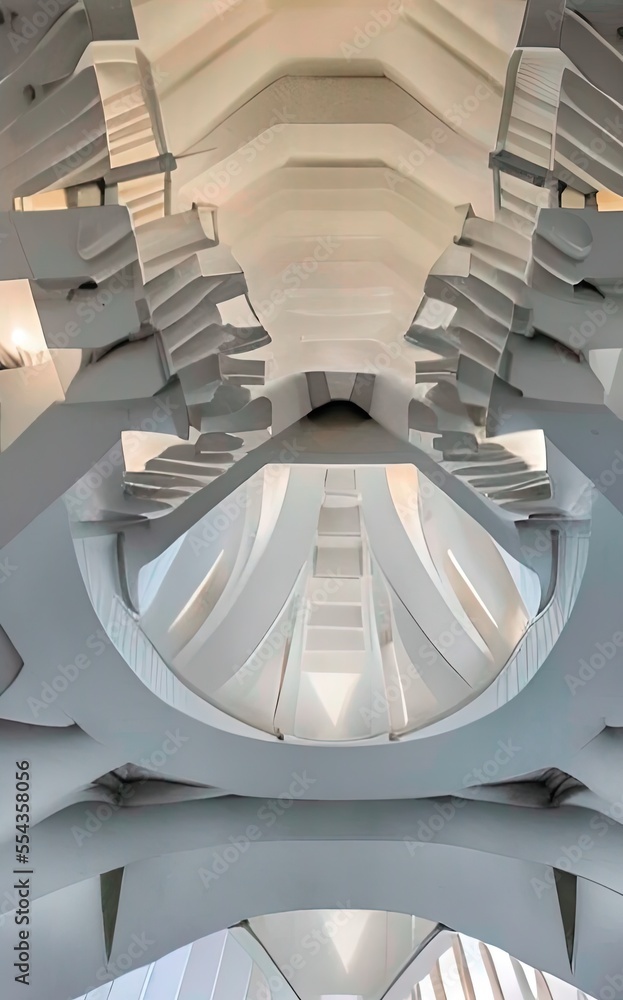 Fototapeta premium staircase in a building