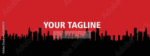 illustration of an city background