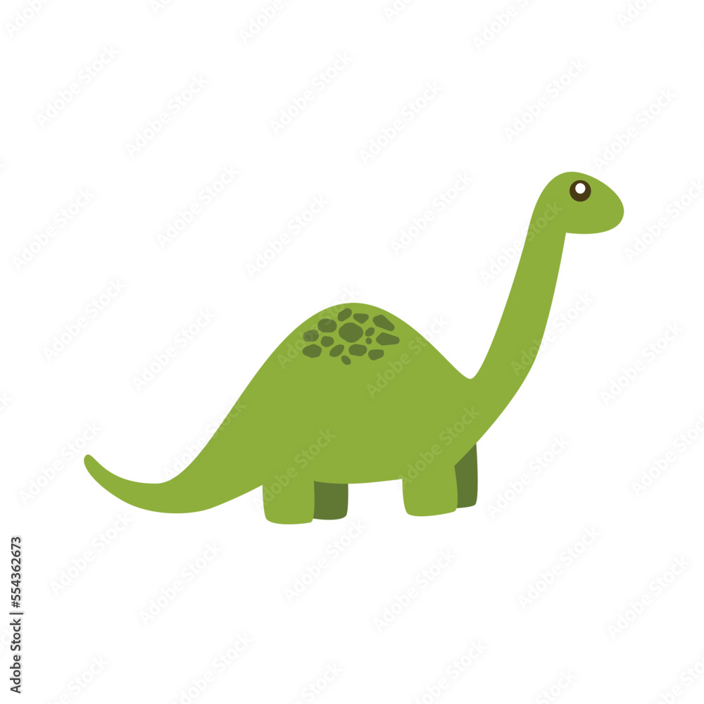 Vector drawn baby dinosaur illustrated Cartoon Vector drawn baby dinosaur illustrated Cartoon
