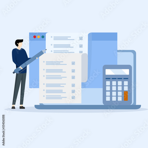 Expert entrepreneurs complete tax filing forms with income tax filings, expert full listing of all concepts with withholding, refunds and payments, calculating income and filling out tax forms.
