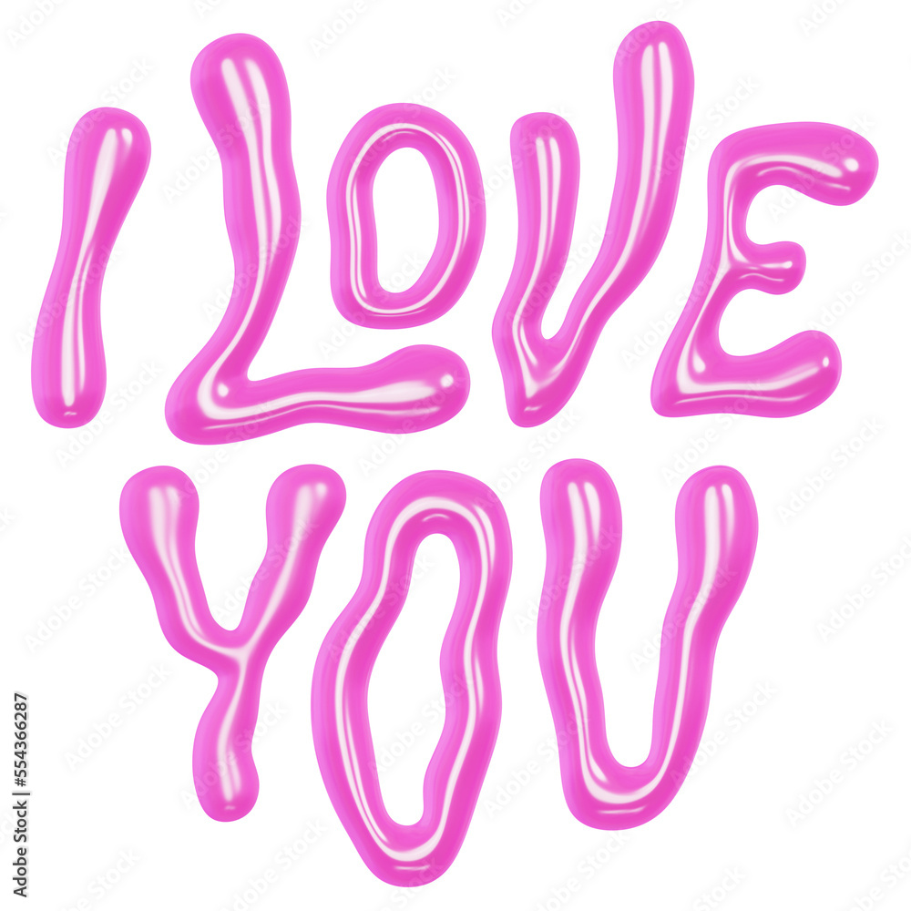 I Love You Liquid Text I Love You Liquid Text