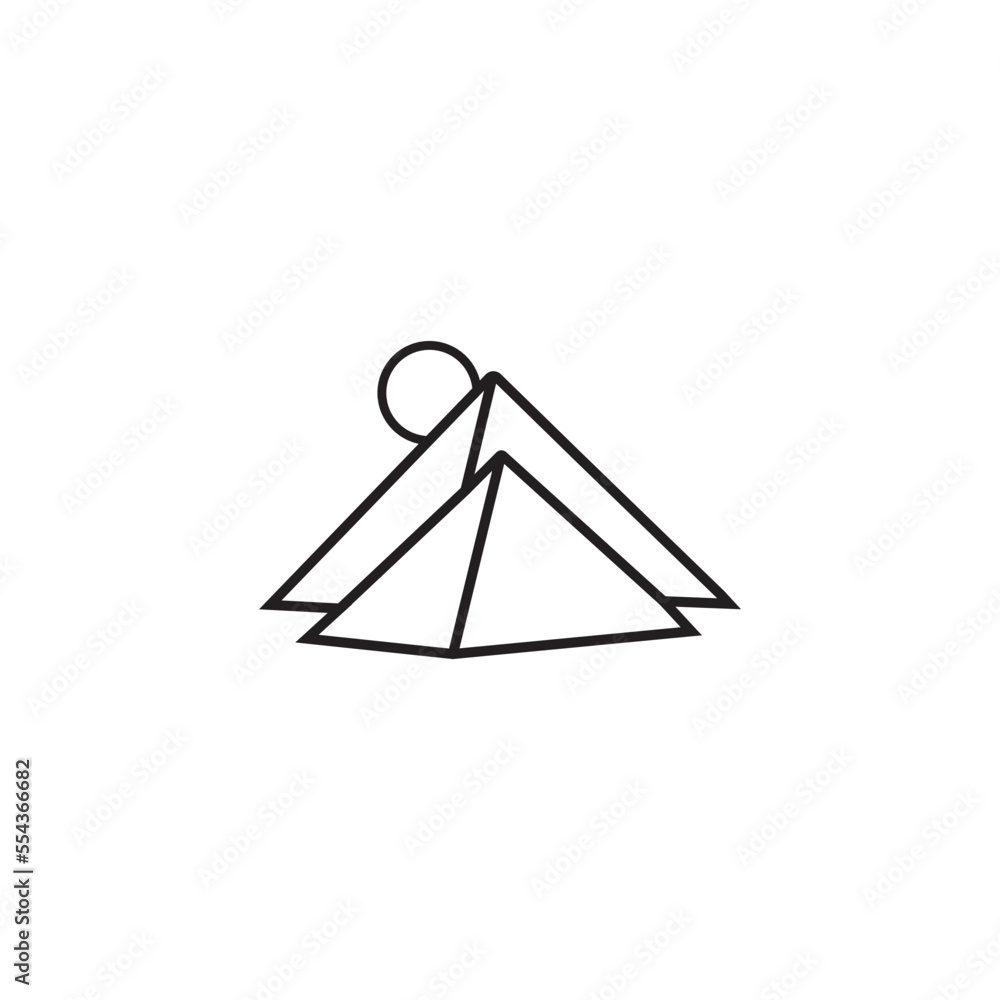 pyramid icon pyramid icon