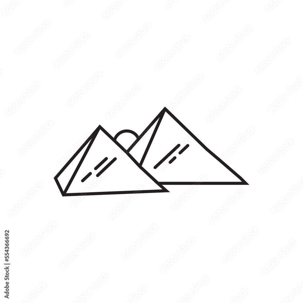 pyramid icon pyramid icon