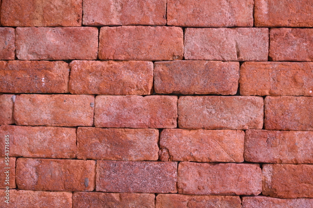 red rough brick close up red rough brick close up