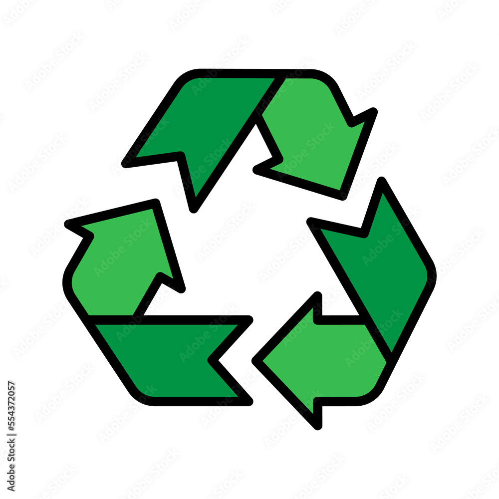 Obraz premium Recycle icon. sign for mobile concept and web design. vector illustration