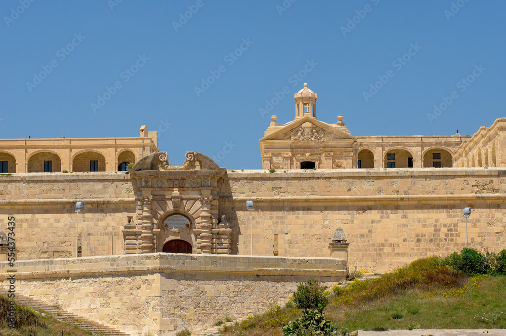 Fototapeta premium Fort Manoel viewed from Marsamxett Harbour, Malta