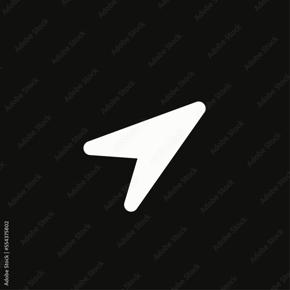 Icon vector of signal colored black and white suitable for notification bar. Sign and symbol.  - obrazy, fototapety, plakaty 