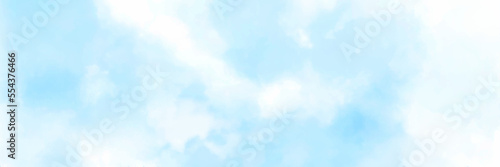 beautiful blue sky and clouds in the summer day. blue sky background texture with white clouds.