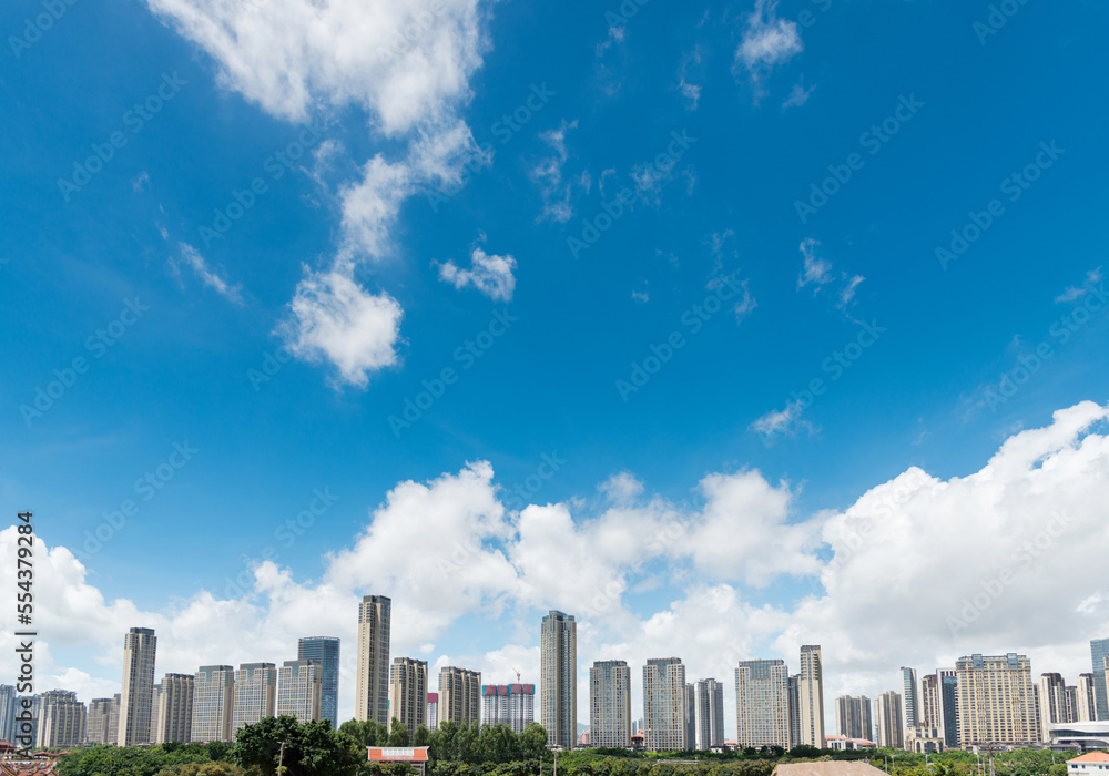 Modern buildings in the city