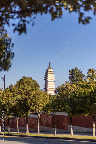 pagoda in Chongsheng temple Dali china