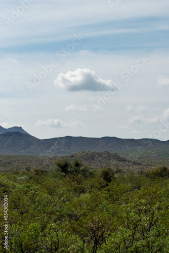 landscape with clouds