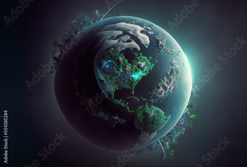 v3 Earth. Generative AI
