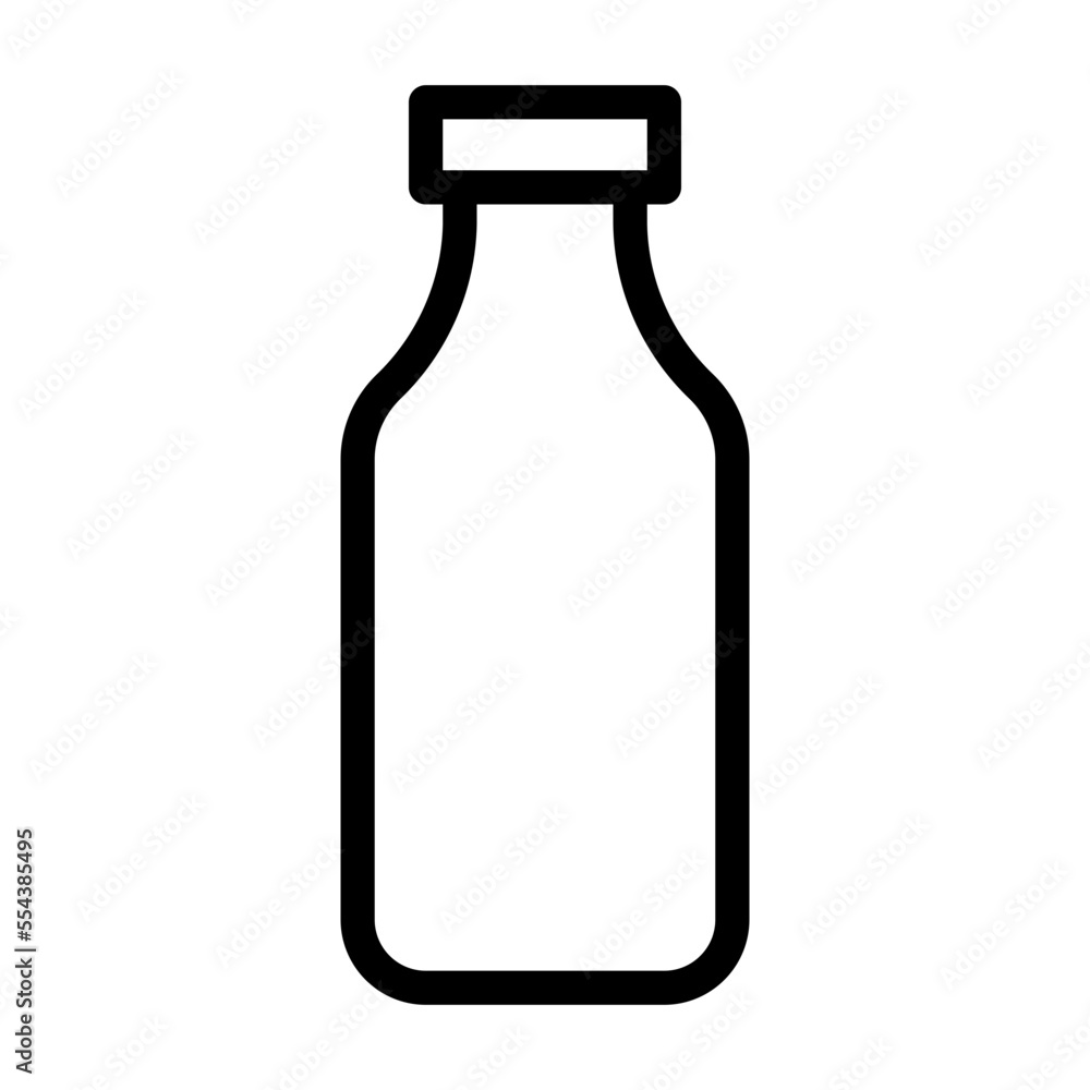 Bottle Icon Line Style Bottle Icon Line Style