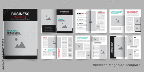 Business Magazine template
