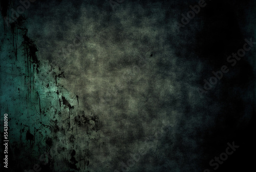 Dark grungy background texture with scratches of bleach. Generative AI