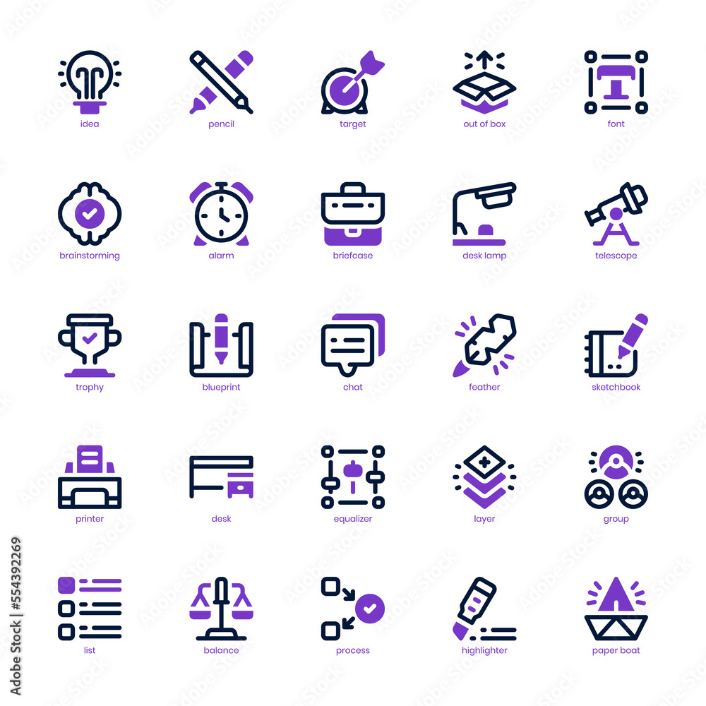 Creative Thinking icon pack for your website, mobile, presentation, and logo design. Creative Thinking icon mixed line and solid design. Vector graphics illustration and editable stroke. Creative Thinking icon pack for your website, mobile, presentation, and logo design. Creative Thinking icon mixed line and solid design. Vector graphics illustration and editable stroke.