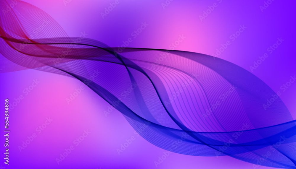 Obraz premium Vector abstract wave line colorful landing page flat background vector design