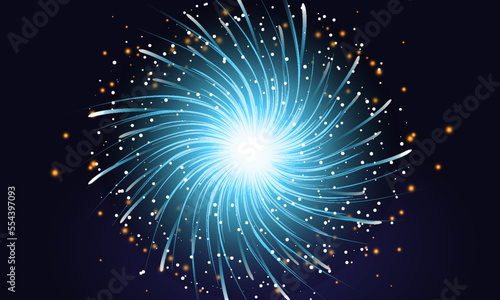 Vector party flash flare colorful background