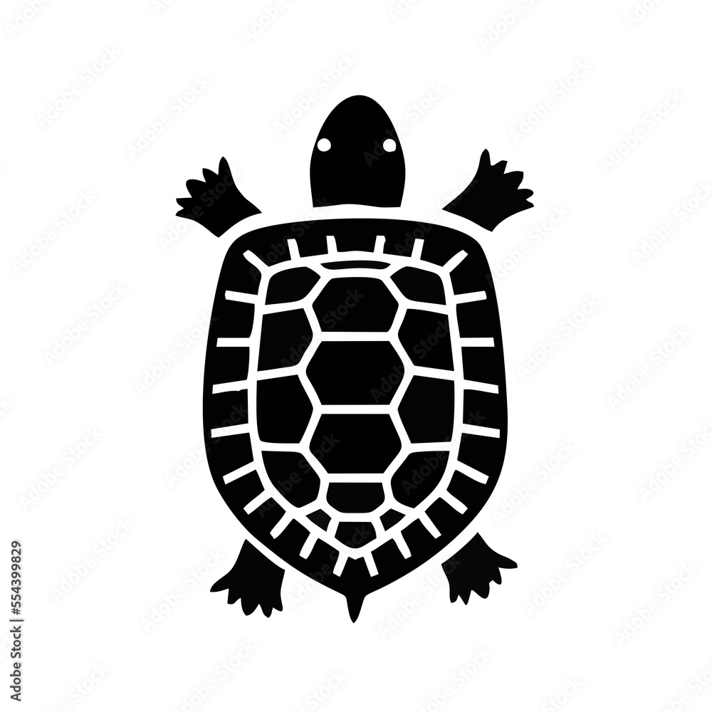 Obraz premium Sea turtle icon.