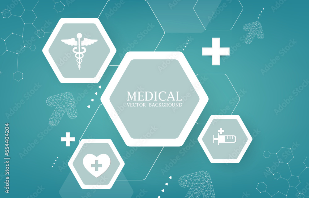 Technology medical vector background.geometric hexagon shape.futuristic medical wallpaper. Technology medical vector background.geometric hexagon shape.futuristic medical wallpaper.