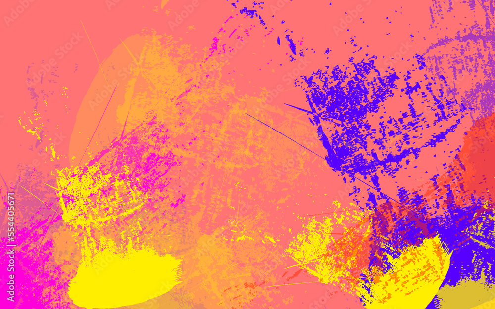 Obraz premium Abstract grunge texture orange color background vector