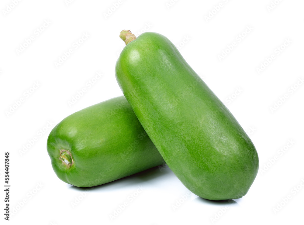 green papaya isolated on white background green papaya isolated on white background