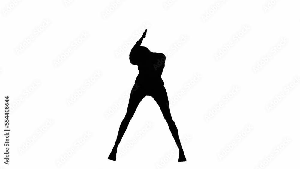 a white 3D background with a black silhouette of a person. a white 3D background with a black silhouette of a person.
