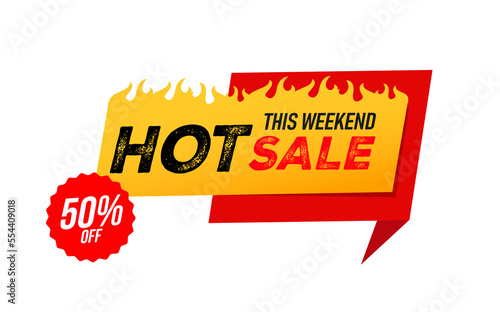 Hot sale price offer deal vector labels templates