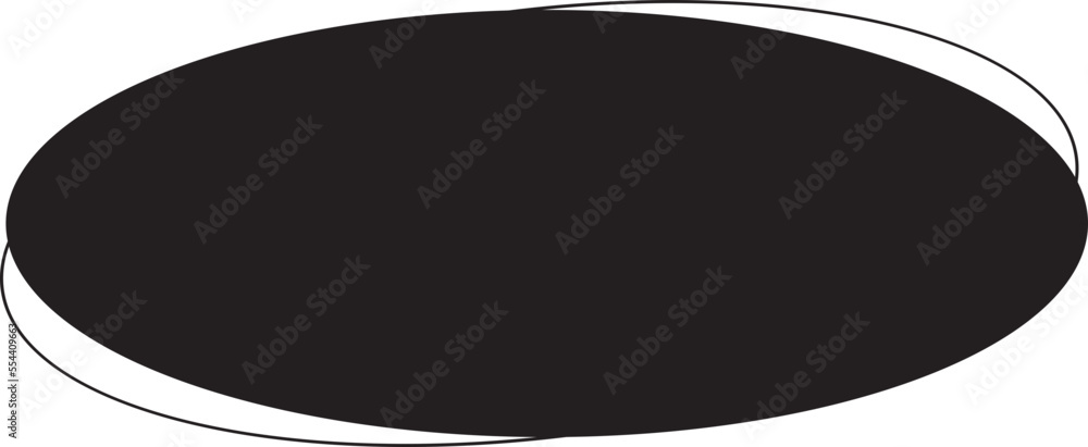 Fototapeta premium elipse vector