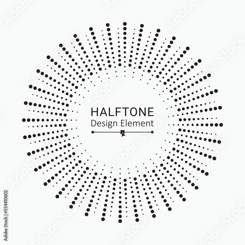 Radial speed lines in circle form for comic books. Fireworks explosion background. Vector illustration. Starburst round Logo. Circular design element. Abstract Geometric star rays.