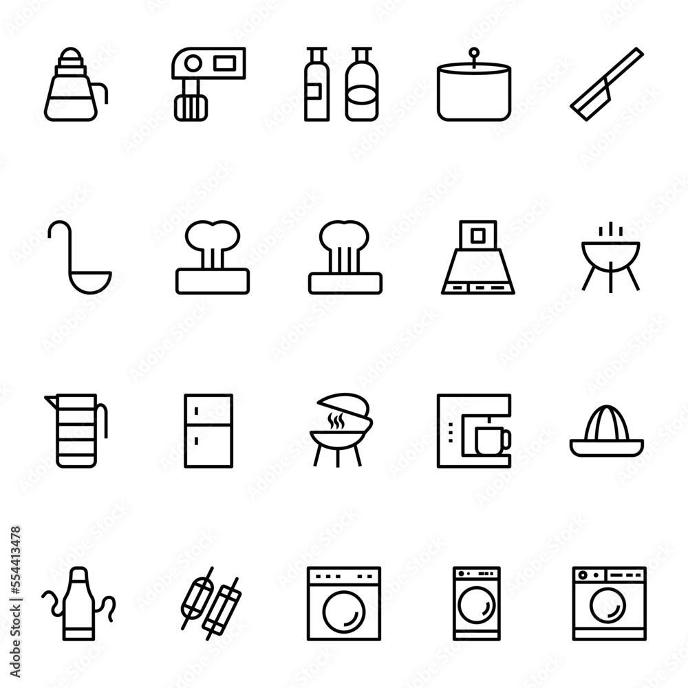 Outline icon for Kitchen & utensils Outline icon for Kitchen & utensils