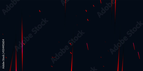 Red virtual abstract background empty space with neon line lights. Spectrum vibrant colors laser show.