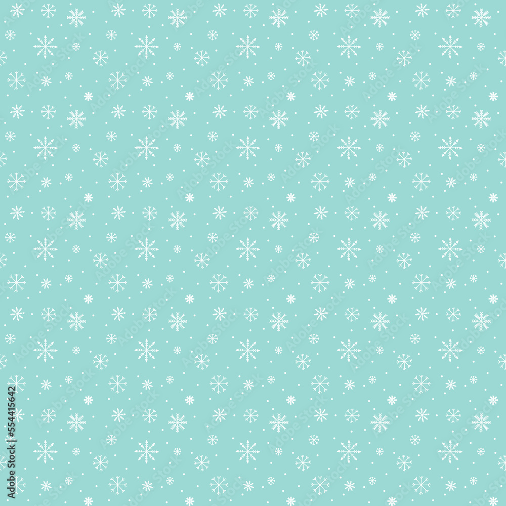 Cute hand drawn snowflake vector seamless patterns or textures set, white snowflake on blue background, Digital paper seamless for background desktop, phone wallpaper, printable to fabric, wrapping Cute hand drawn snowflake vector seamless patterns or textures set, white snowflake on blue background, Digital paper seamless for background desktop, phone wallpaper, printable to fabric, wrapping