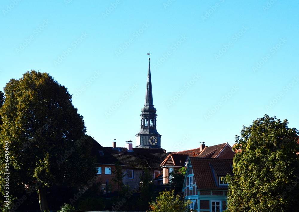 Panorama of the Old Hanse Town Stade, Lower Saxony