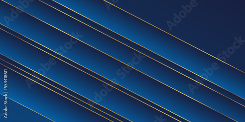 Abstract background design with diagonal dark blue line pattern. Vector horizontal template for business banner, formal invitation, luxury voucher, prestigious gift certificate.
